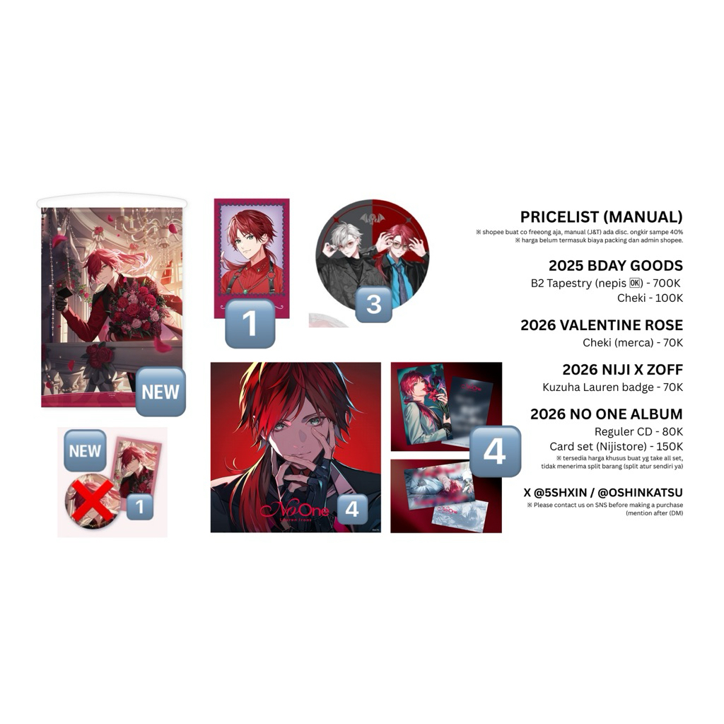 [MISC] Lauren Iroas Nijisanji Official Merch