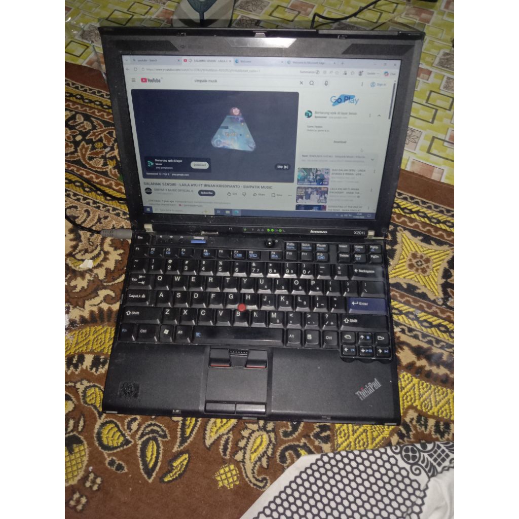 Laptop Lenovo thinkpad x201i core i5