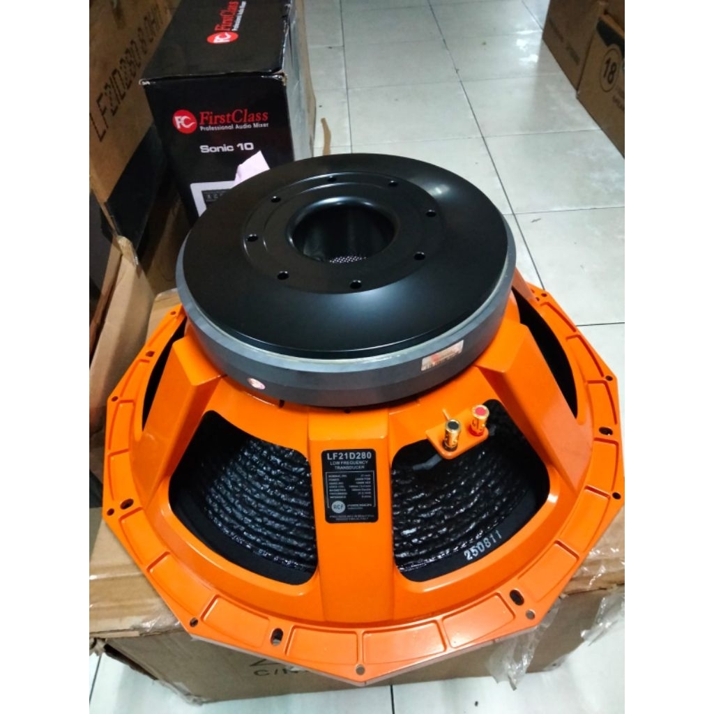 Speaker 21 inch RCF LF 21D280 Double Magnet Coil 6 inc Speaker Sub 21 inc PD