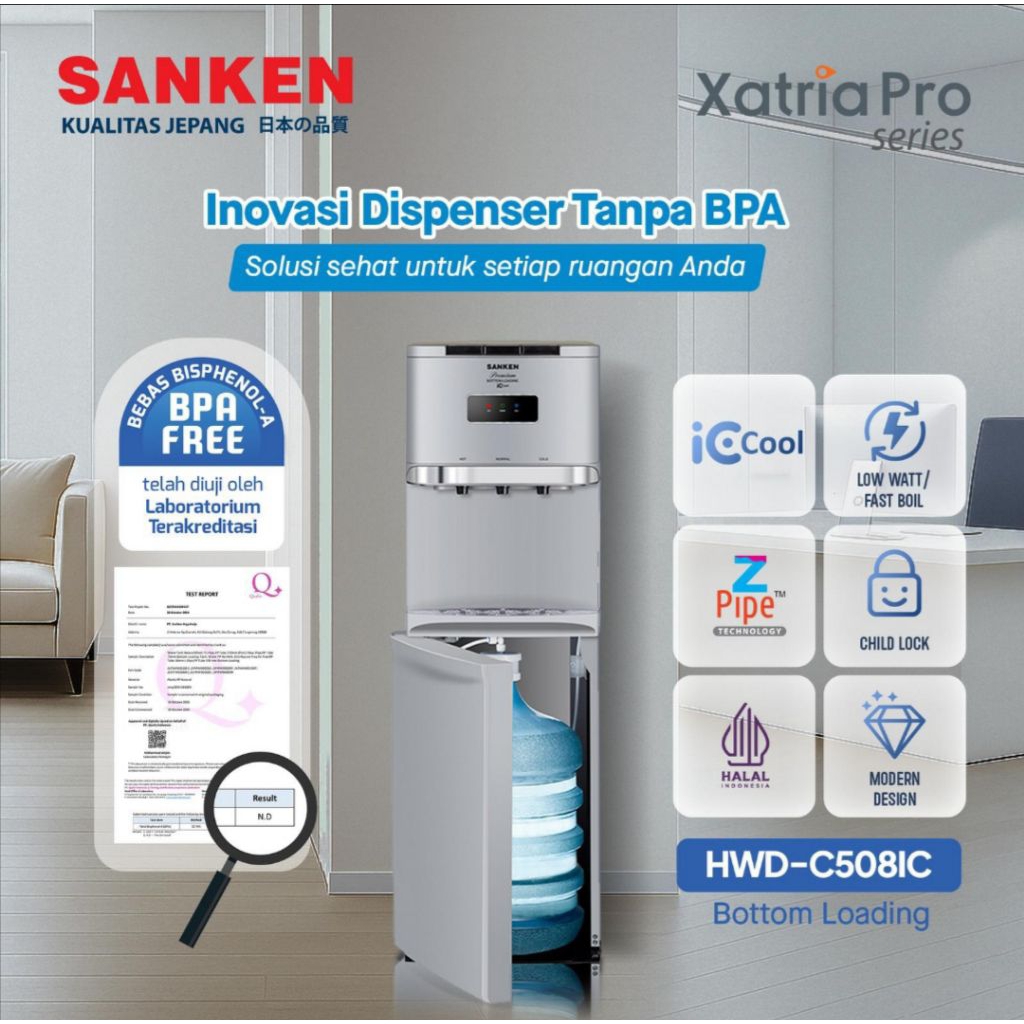 DISPENSER GALON BAWAH SANKEN HWDC508IC Water Dispenser Button Load SANKEN HWD C508IC HWDC508 HWD-C50
