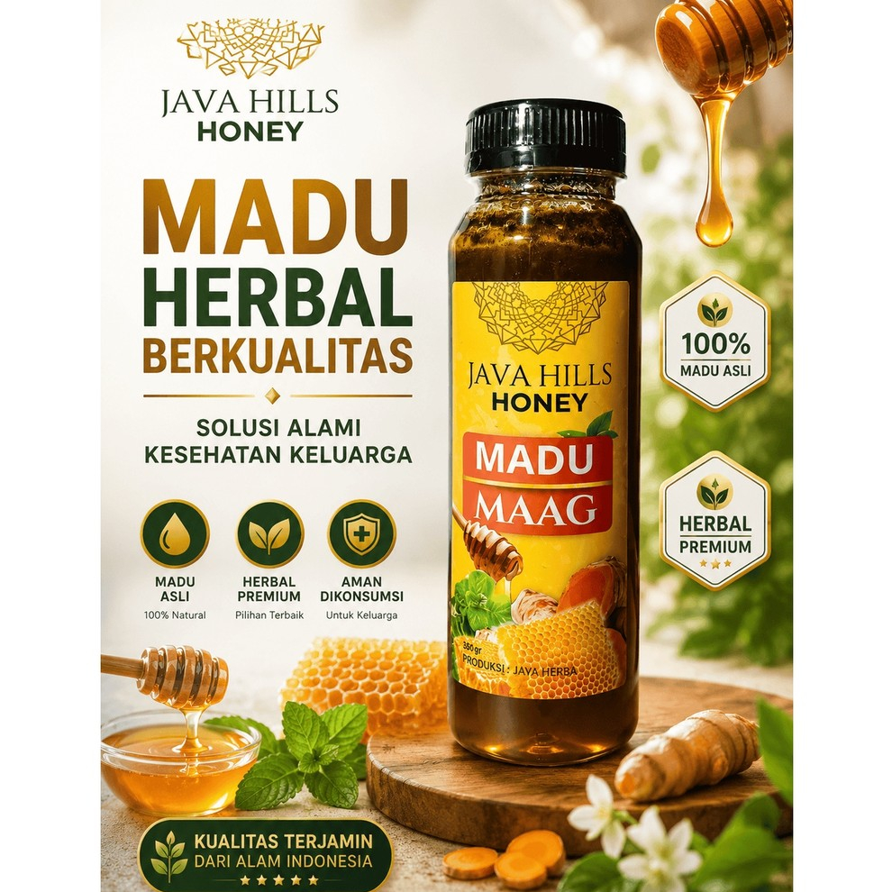 madu maag, asam lambung, GERD, maag kronis, herbal lambung