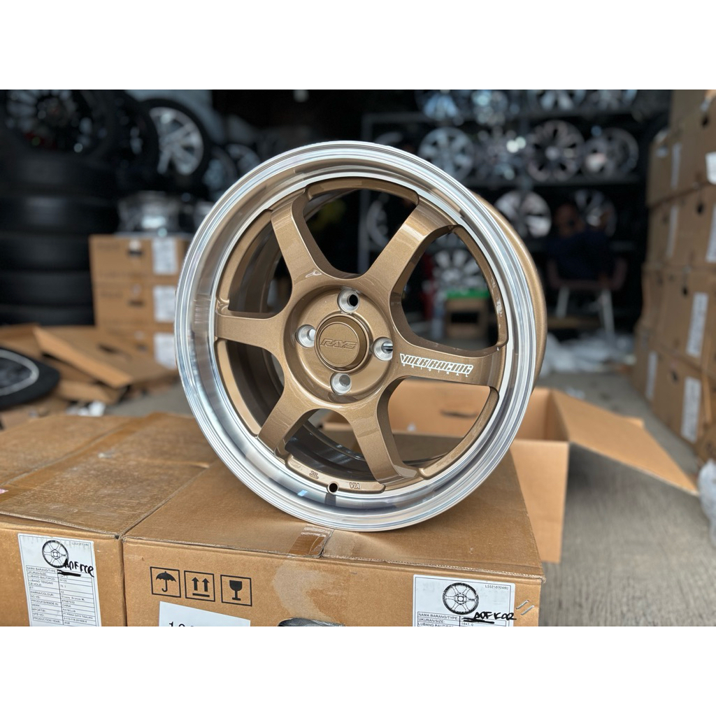 Velg TE37 Ring 16 Pcd 4x100 Glossy Bronze