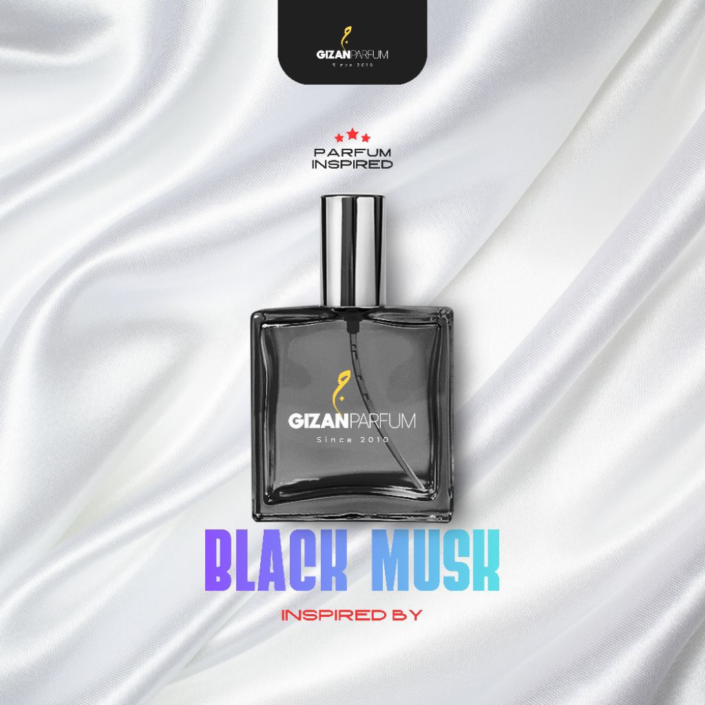 parfum BLACK MUSK Bibit Grade Spray & Roll on