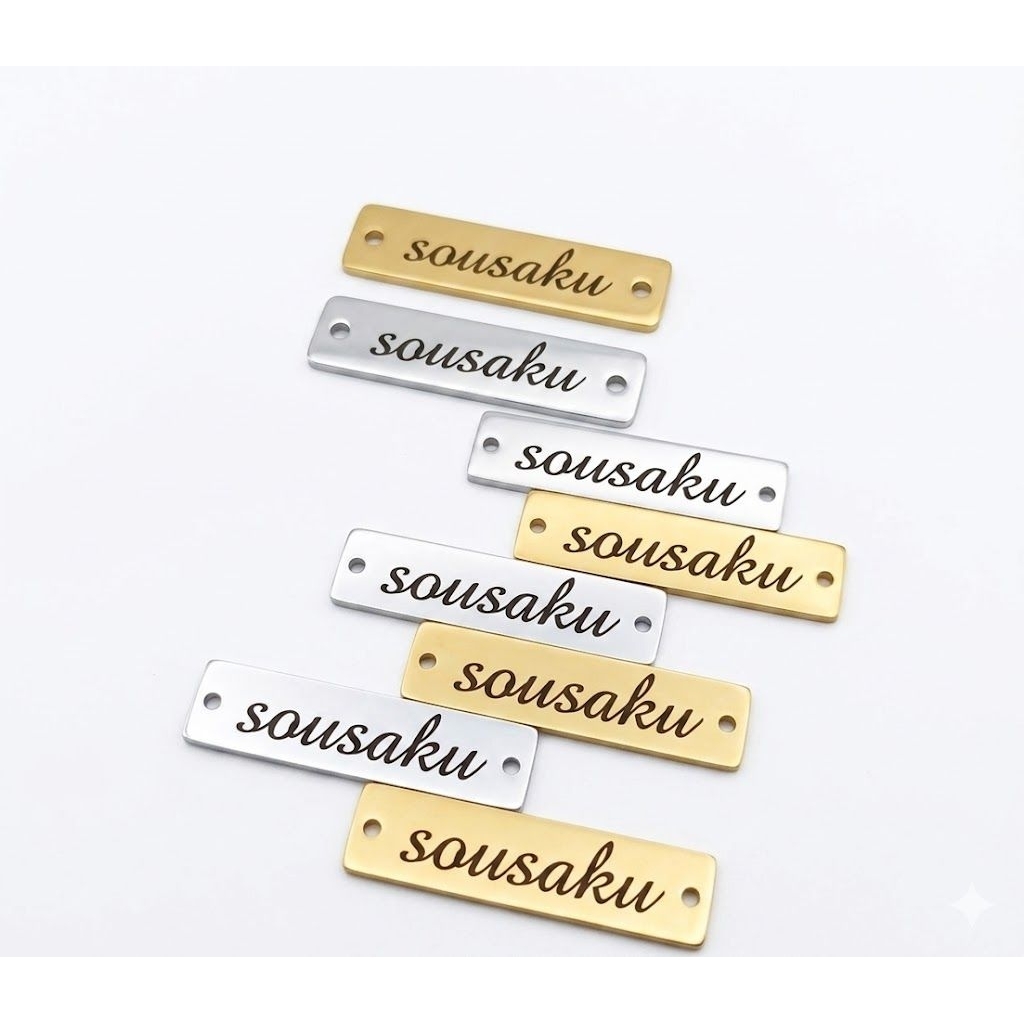 PLAT | STAINLESS | LABEL PLAT | LABEL STAINLESS | LABEL BESI | LABEL BAJU | LABEL HIJAB | LABEL BRAN