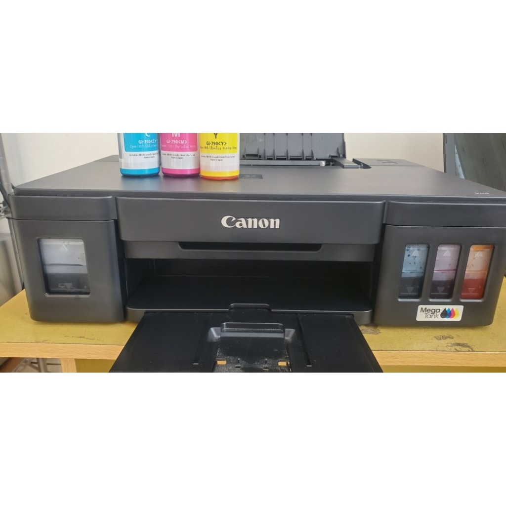 Printer Canon G1010 tinta ori masih garansi Secondhand like new