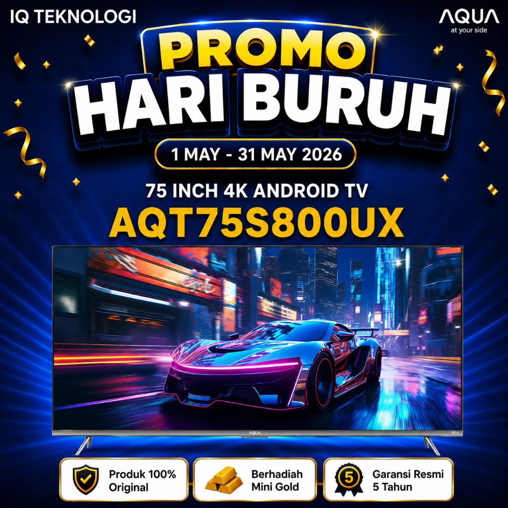 AQUA AQT75S800UX Smart Google TV 75 Inch Android TV