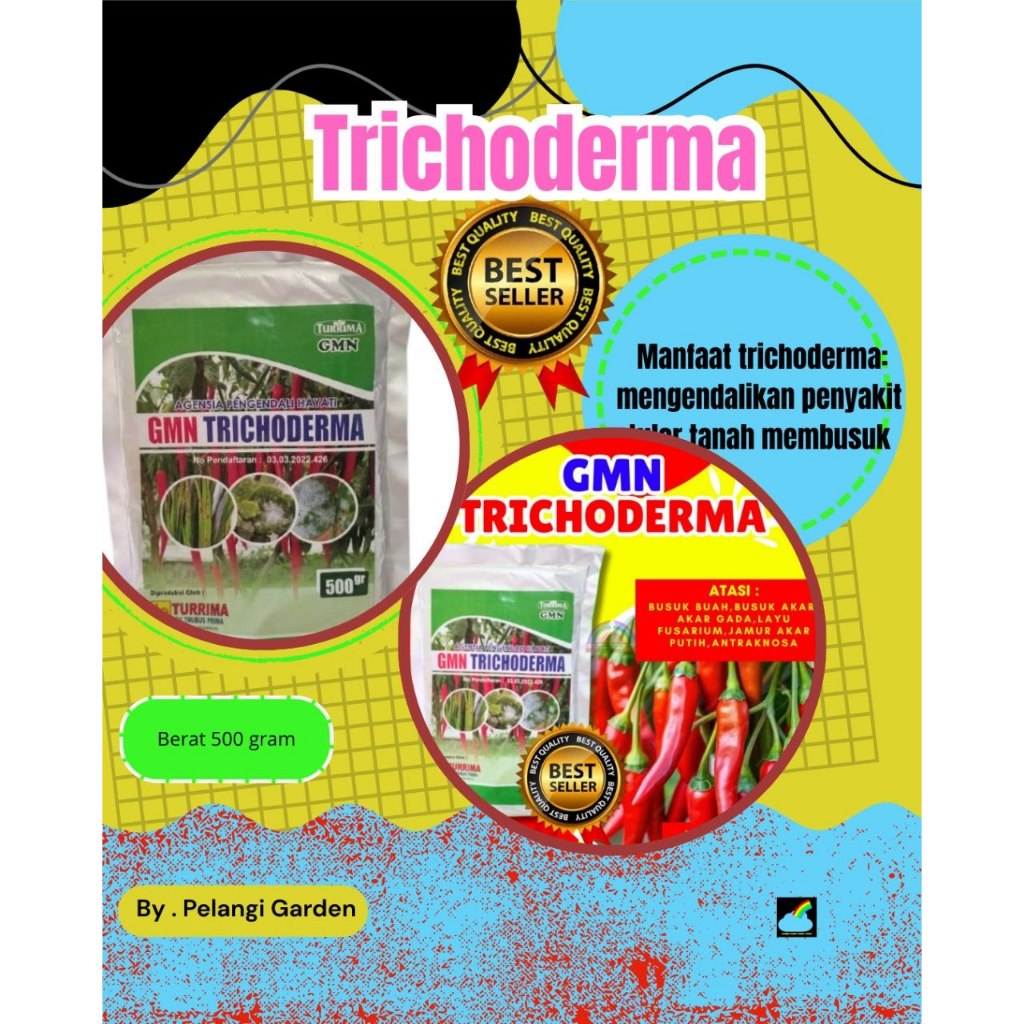 SOLUSI AJAIB  Trichoderma Anfush, Trichoderma Asperellum Isi 500gram