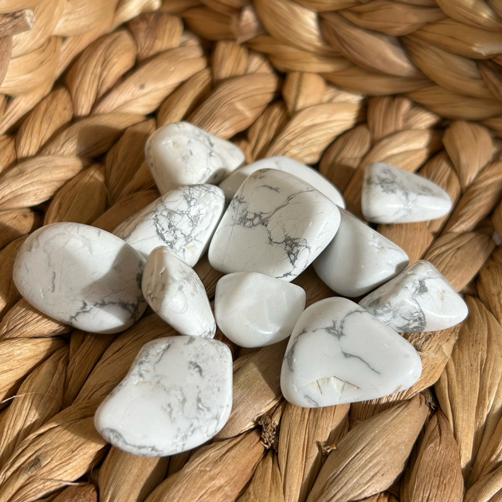 Batu Alam Asli Howlite | Natural Crystal Howlite