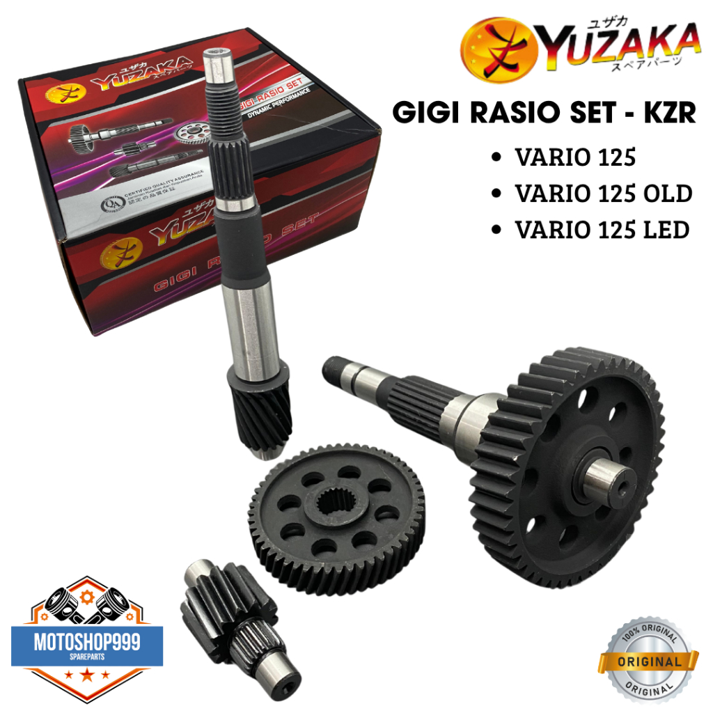 Gigi Rasio Set Komplit Vario 125, Vario 125 Old, Vario 125 Led | Gir Gear Box Rasio Yuzaka.