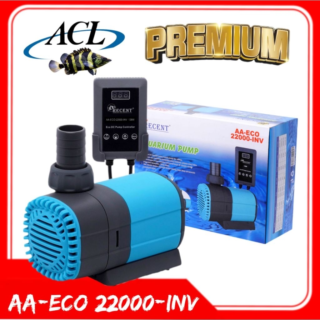 RECENT AA ECO INVERTER 22000 POMPA CELUP KOLAM IKAN
