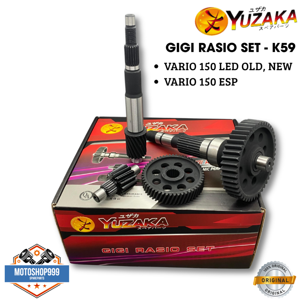 Gigi Rasio Set Komplit Vario 150 Led Old, New, Vario 150 Esp | Gir Gear Box Rasio Yuzaka