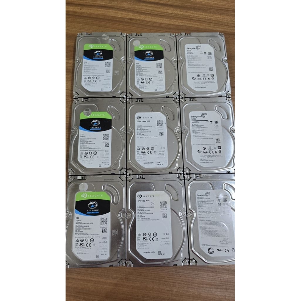 Hardisk HDD 3,5 inch sata Internal Rusak 2 TB/ 3 TB Seagate