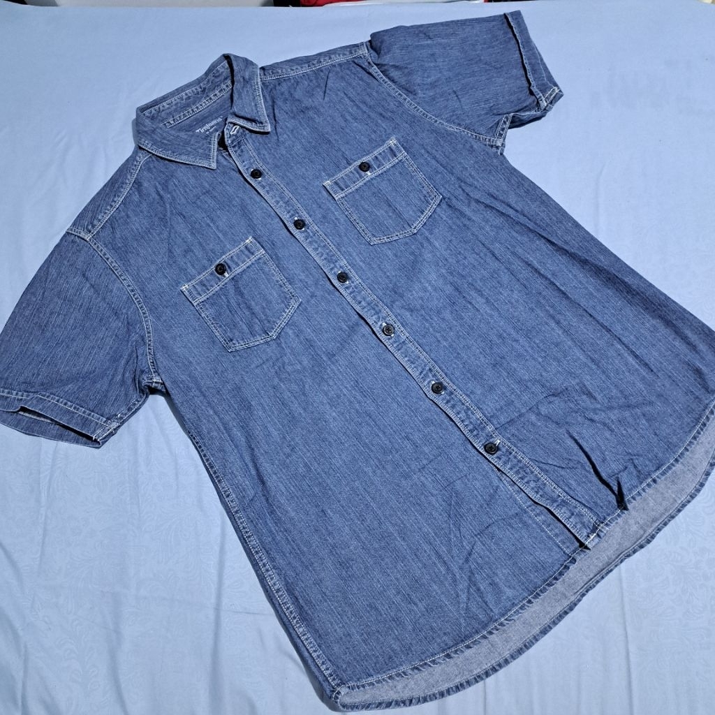 [preloved] Tirajeans - kemeja/atasan denim shirt
