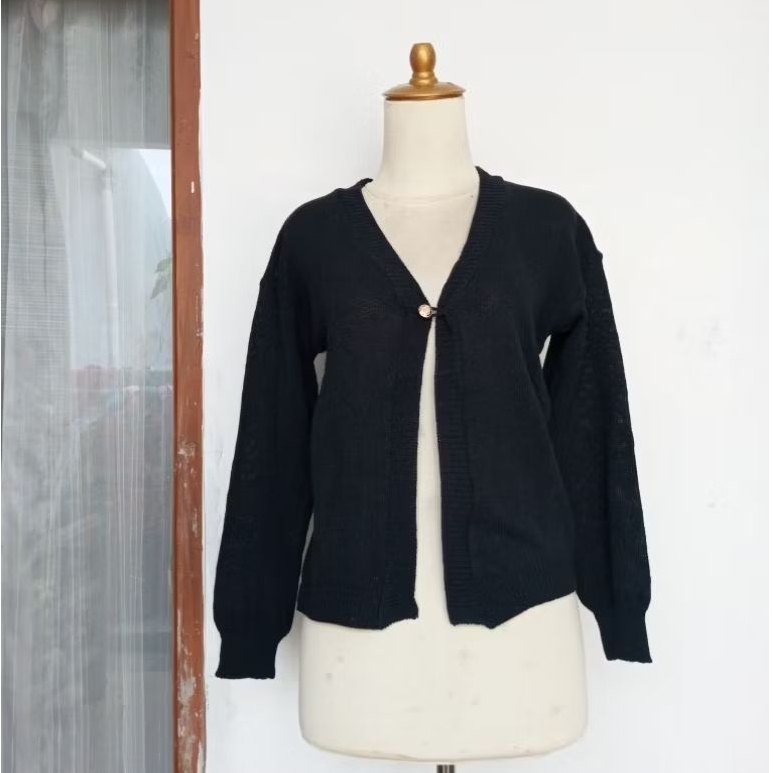 (NEW) CARDIGAN RAJUT OVERSIZE CARDIGAN KANCING SATU