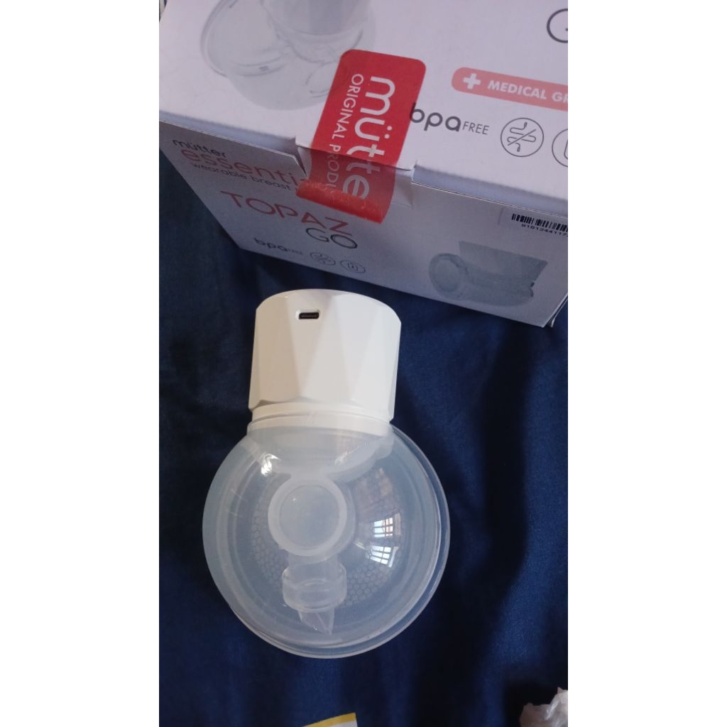 PL Preloved Pompa Asi HF Mutter Topaz Go Pemakaian 3 bulan