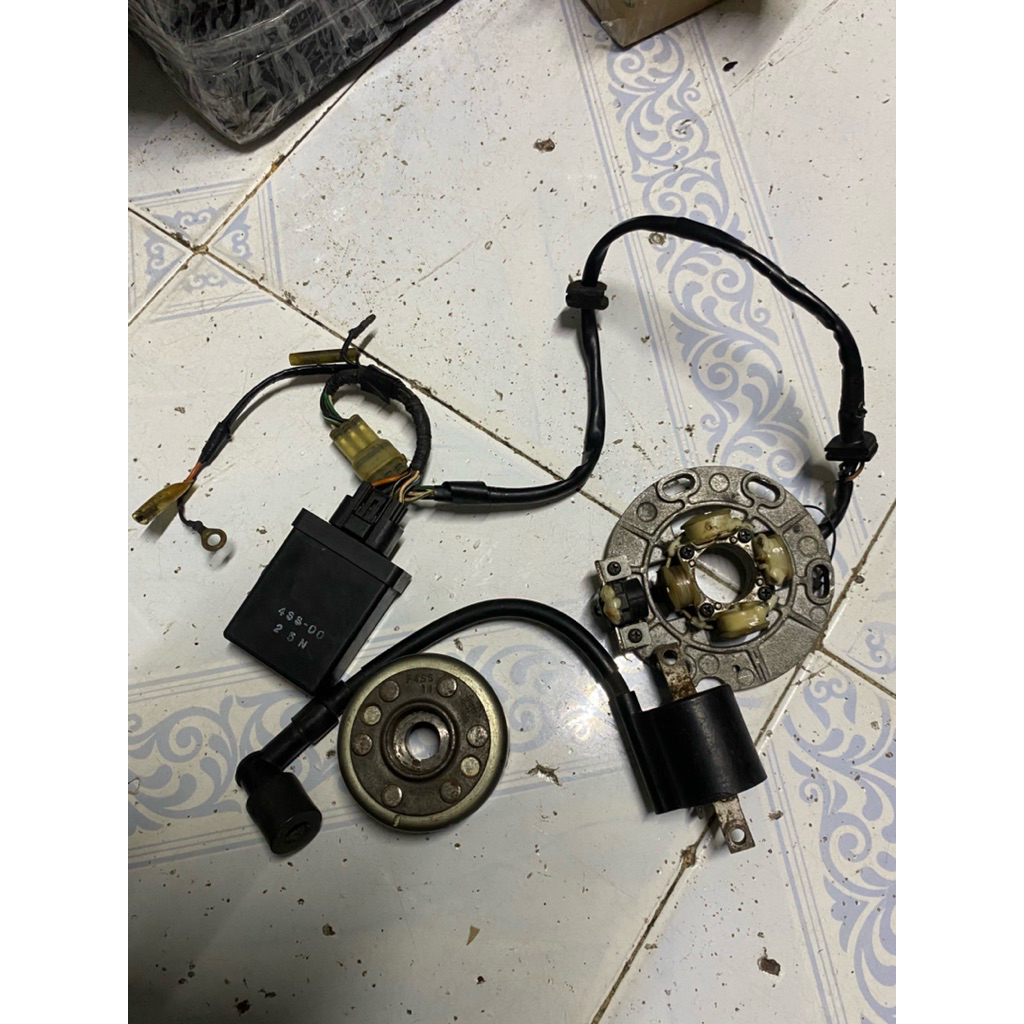 pengapian Yamaha yz 125 fullset original copotan motor