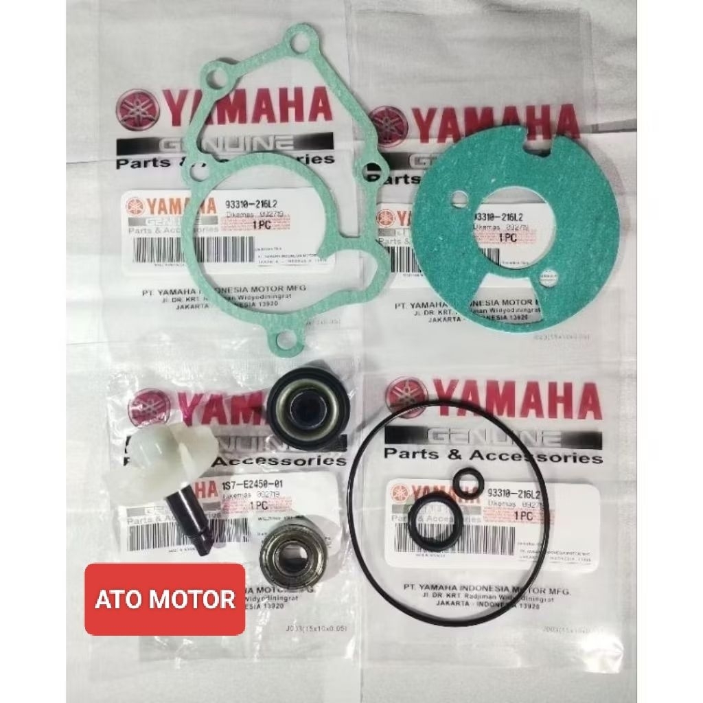 PAKET SET WATER PUMP WATERPUMP AS KIPAS SEAL SIL BERING PACKING RADIATOR VIXION OLD NEW MX OLD NEW