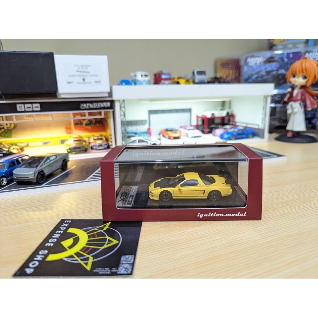 Ignition Model 1/64 Honda NSX NA1 Yellow