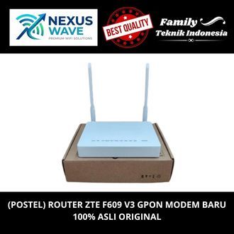 (Postel) Router Zte F609 V3 Gpon Modem Baru 100% Asli original