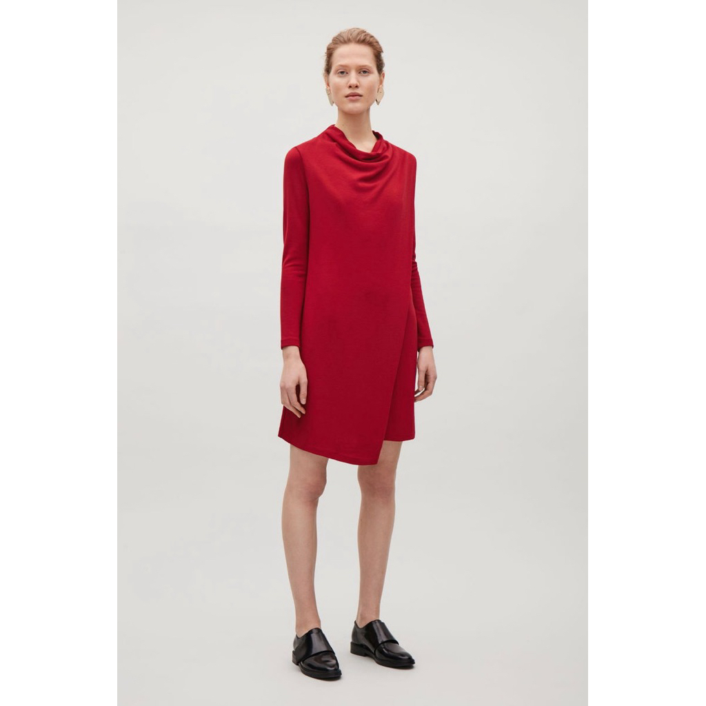 COS Draped Collar Dress