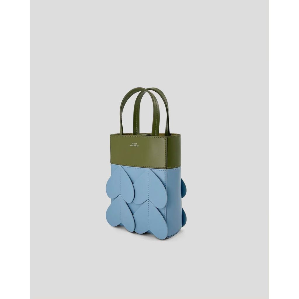 PEGGY HARTANTO AXIL Mini Bag in Olive/Glacier