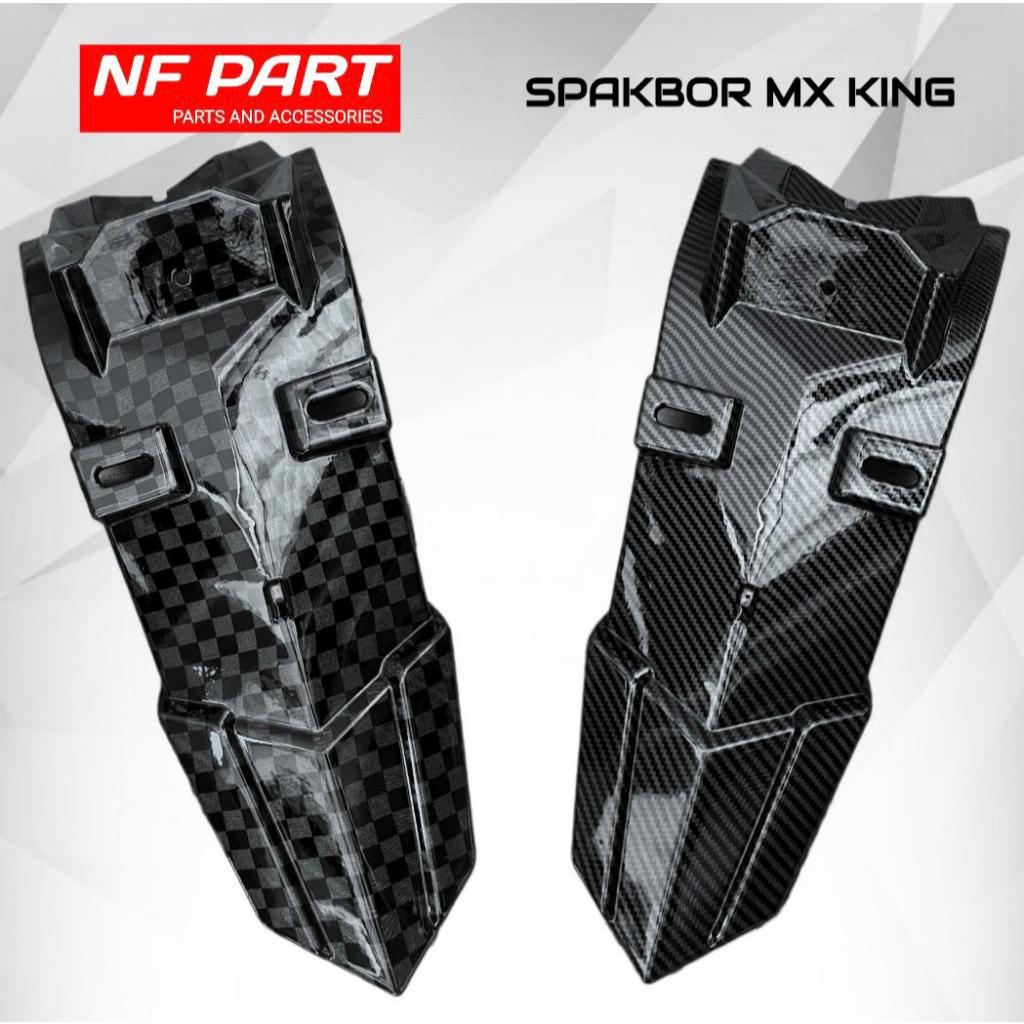 SPAKBOR BELAKANG MX KING MODEL EXCITER CARBIN GLOSSY CATUR SPAKBOR BELAKANG MX KING CC 150 UNIVERSAL