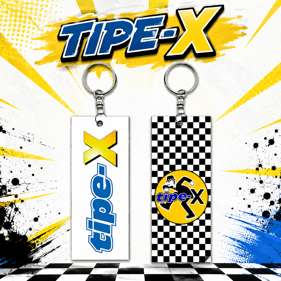 keychain merchandise band TIPE X - Gantungan kunci TIPE X