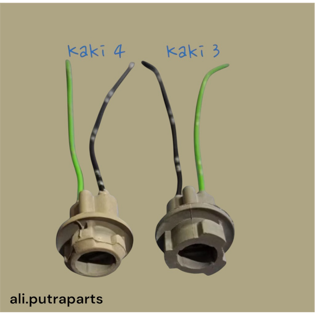 piting fitting lampu sen T10 / socket bohlam sen motor mobil