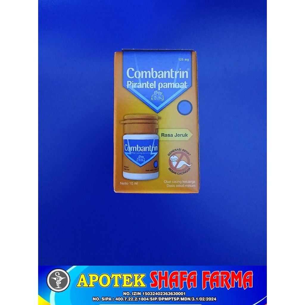 Combantrin pirantel pamoat-rasa jeruk