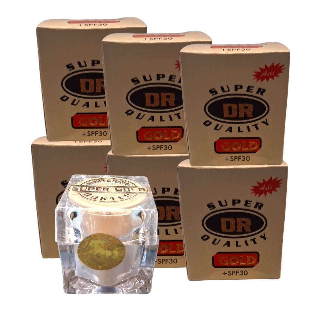 Cream Gold Dr Whitening Holo Kuda Per.6Pcs