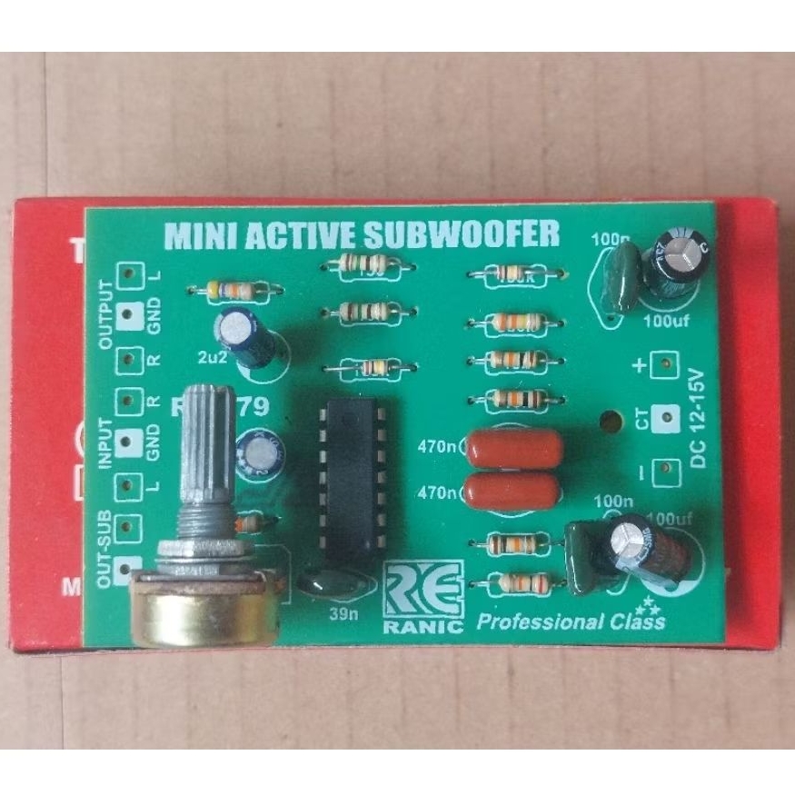 Kit Mini Filter Aktif Subwoofer Pre Amplifier ( 243 )