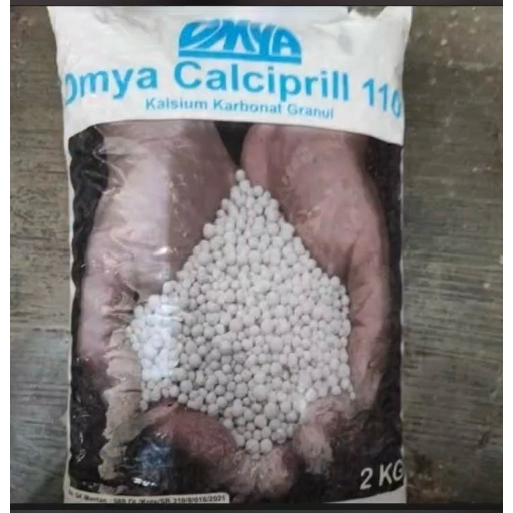 Pupuk Kalsium Karbonat Granulasi 2kg - Omya Calciprill 110 untuk Perbaikan Tanah