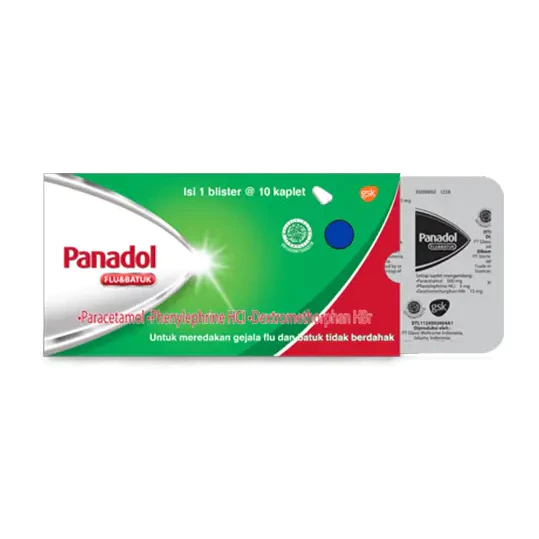 Panadol flu dan batuk isi 1 box - membantu mengatasi flu dan batuk