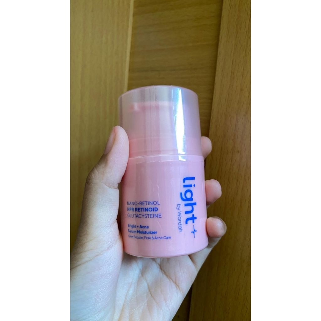 Lightplus by wardah acne serum moisturizer retinol