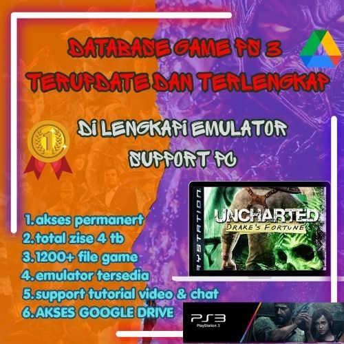DATABASE GAME PS3 (1000+ GAME UPDATE) PERMANENT AKSES GD DRIVE