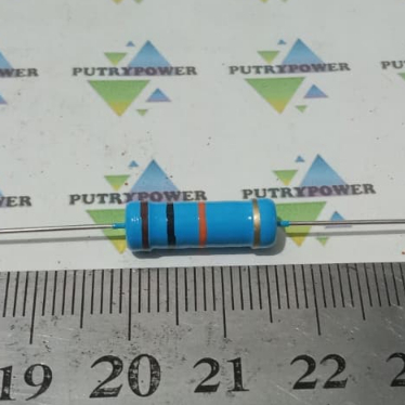 BIRU 10K 3W 5% resistor 10 k 3 watt  10 kilo ohm 3 w 3watt 5 persen 10k 3w 10000 OHM
