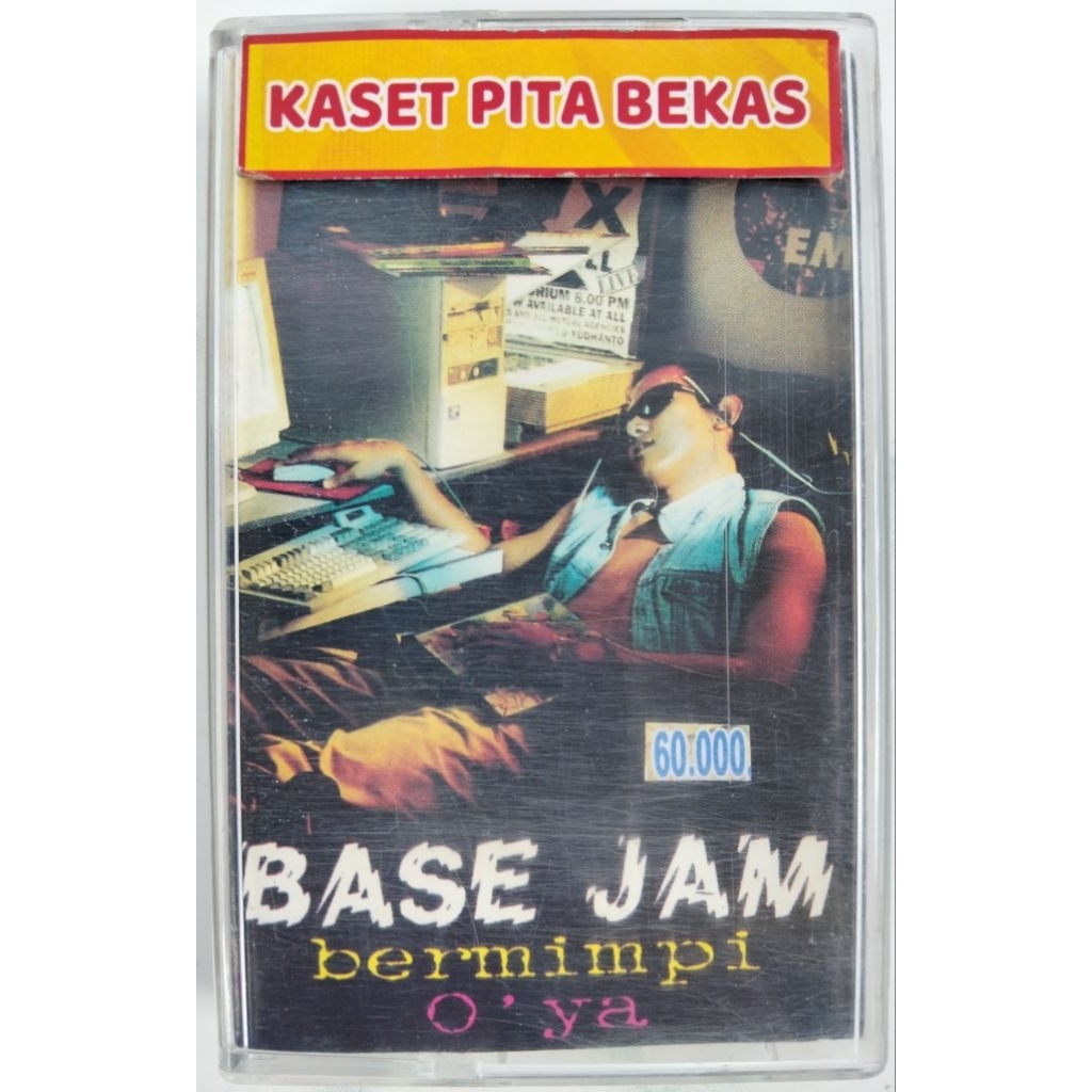 kaset pita bekas base jam