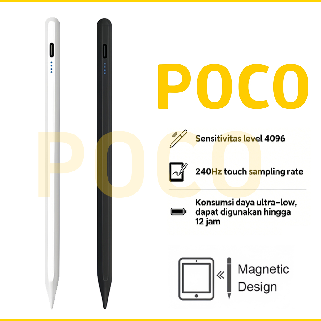 [100% Asli Garansi 24 Bulan][NEW][COD]POCO Stylus Pen,  For Android POCO Pad X1/F6/X6/M6 Pro/C65/Pad