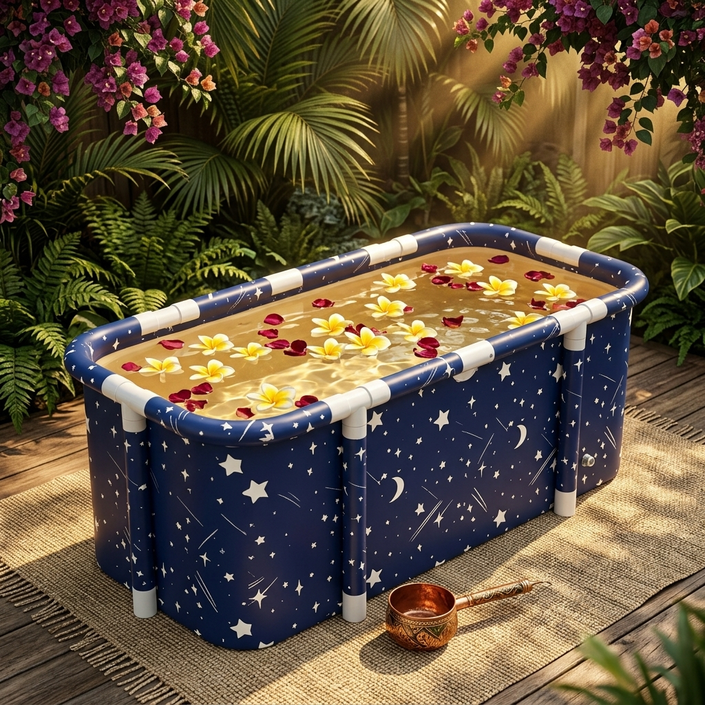 Bak Mandi Lipat Folding Bathtub Portable Lipat Bak Mandi Lipat Portable SPA Bathtub Dewasa