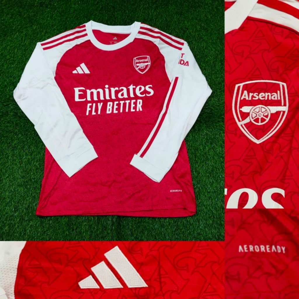 READY STOCK~||~ JERSEY HOME ARSENAL 25/26 LONG SLEEVE