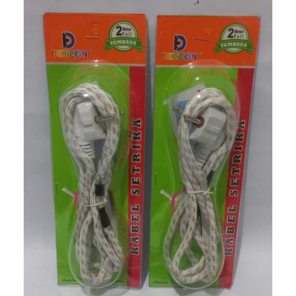 Kabel setrika universal DEXICON 2 / 3  kabel / kabel setrika 3 kabel / kabel setrika 2 kabel / kabel