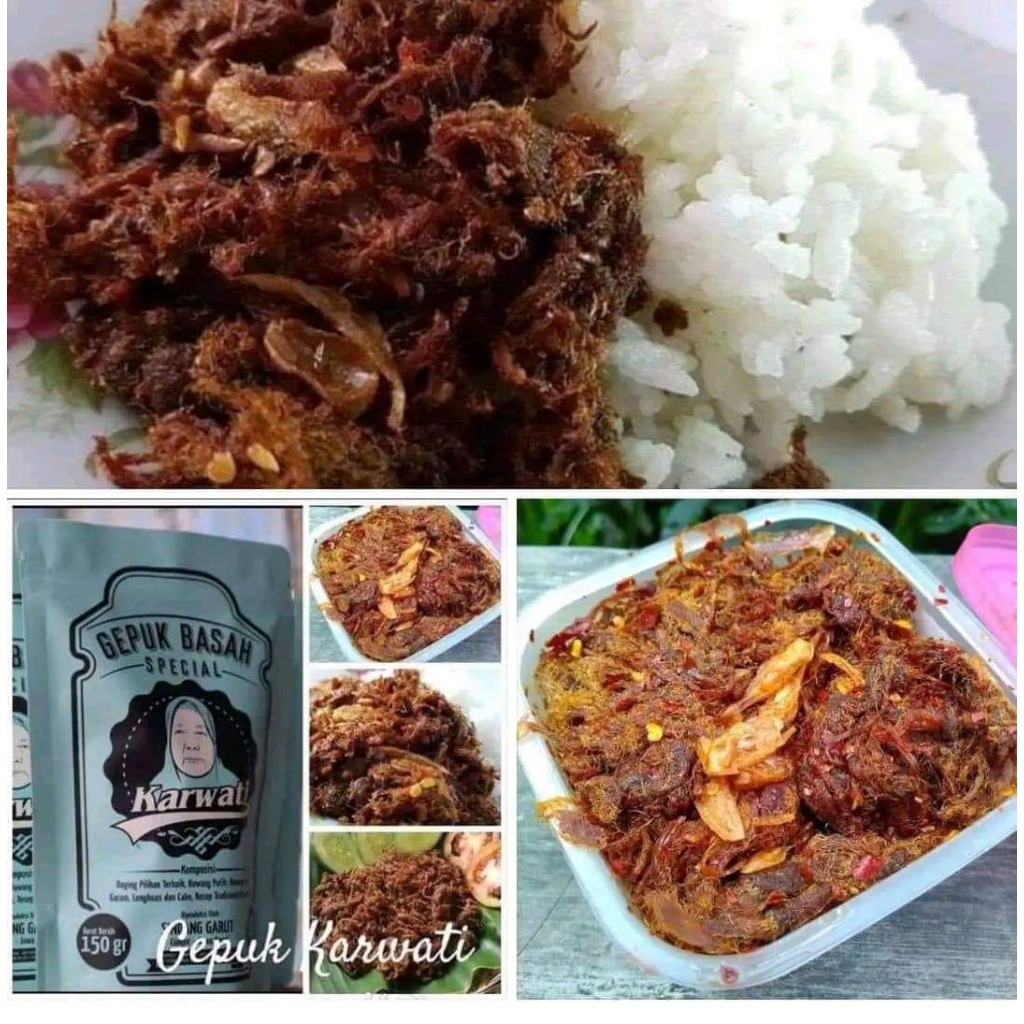 Abon gepuk karwati