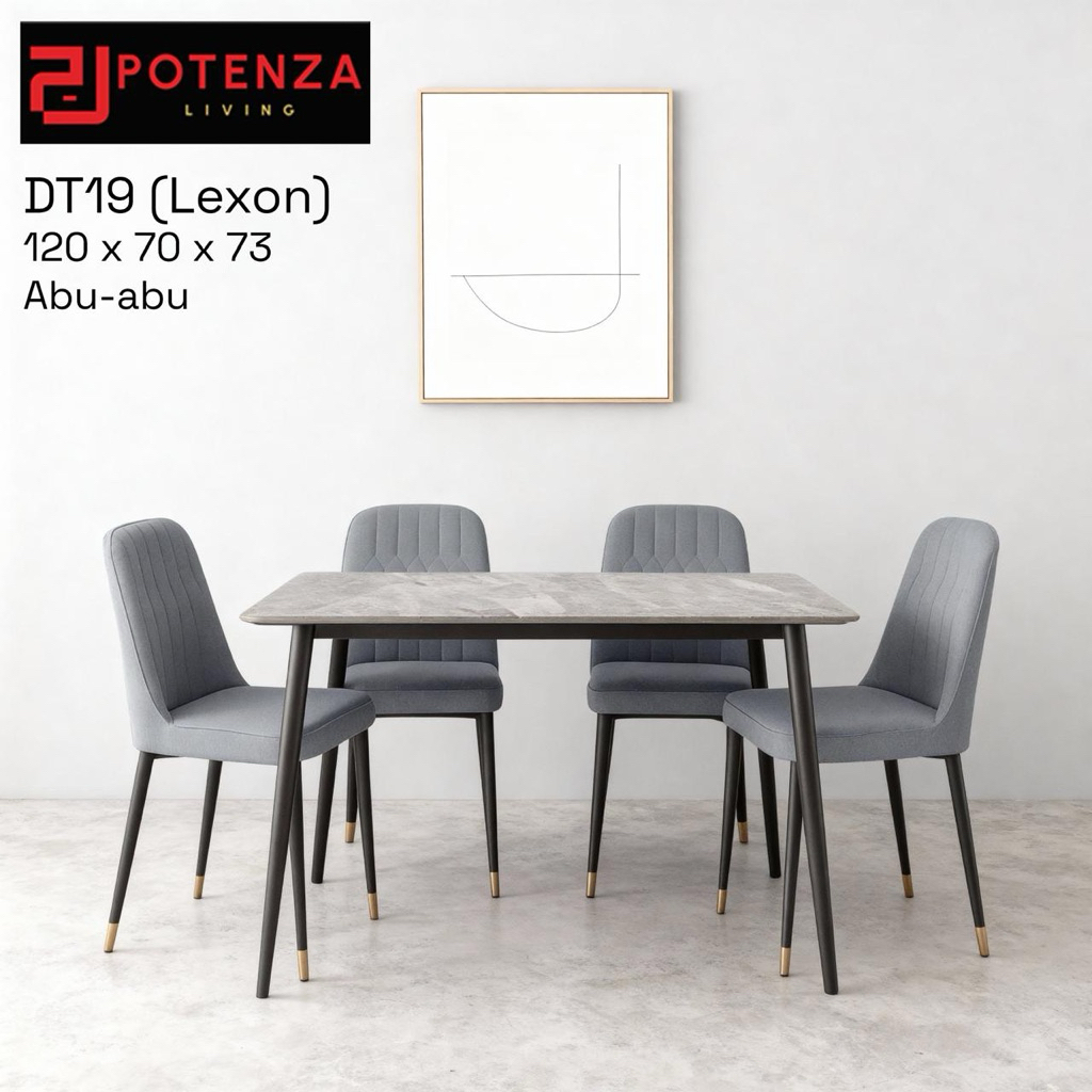 Meja makan granit120x70x75cm