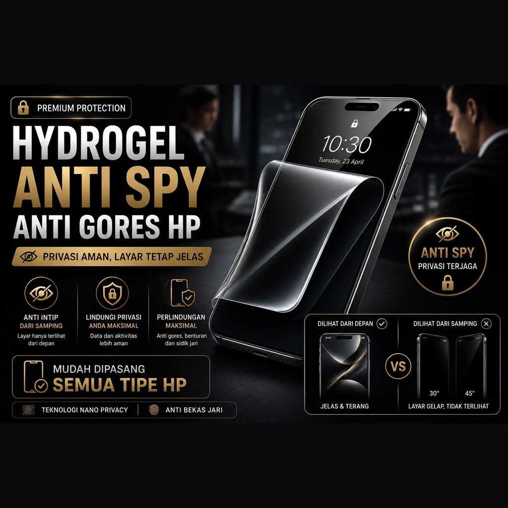 ANTI GORES ANTI-SPY HYDROGEL FOR XIAOMI 17 / 17 ULTRA / 15 / 15 ULTRA HYDROGEL PRIVACY ANTI-SPY HYDR