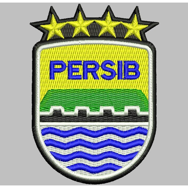 PATCH BORDIR LOGO PERSIB BINTANG EMPAT