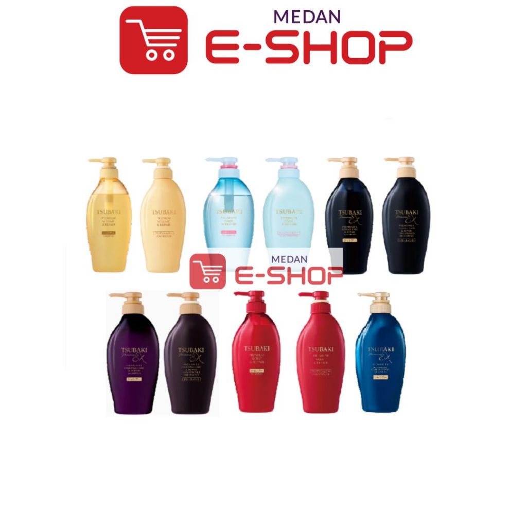 Tsubaki Premium Shampoo & Conditioner | Moist & Repair | Damage Care & Repair | Cool & Repair | Volu