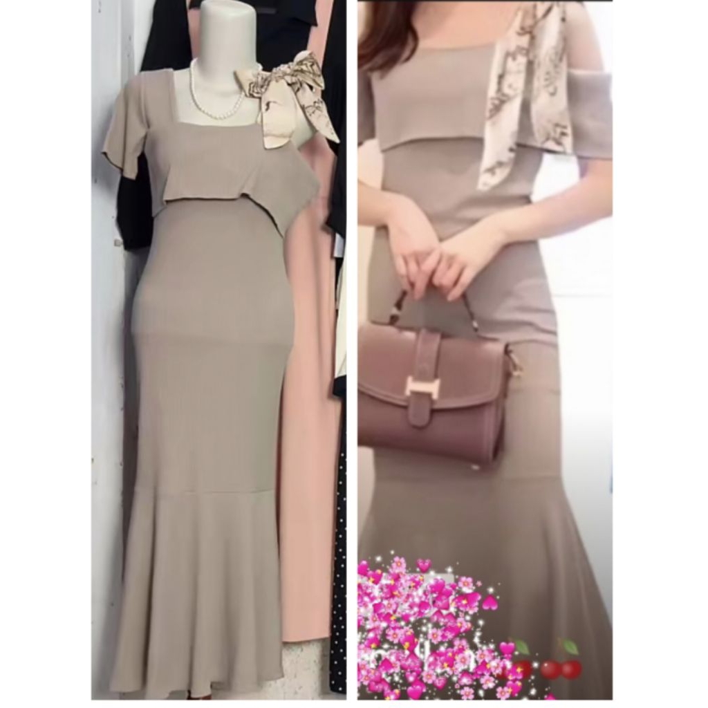 Dress Knit Tebal Duyung
