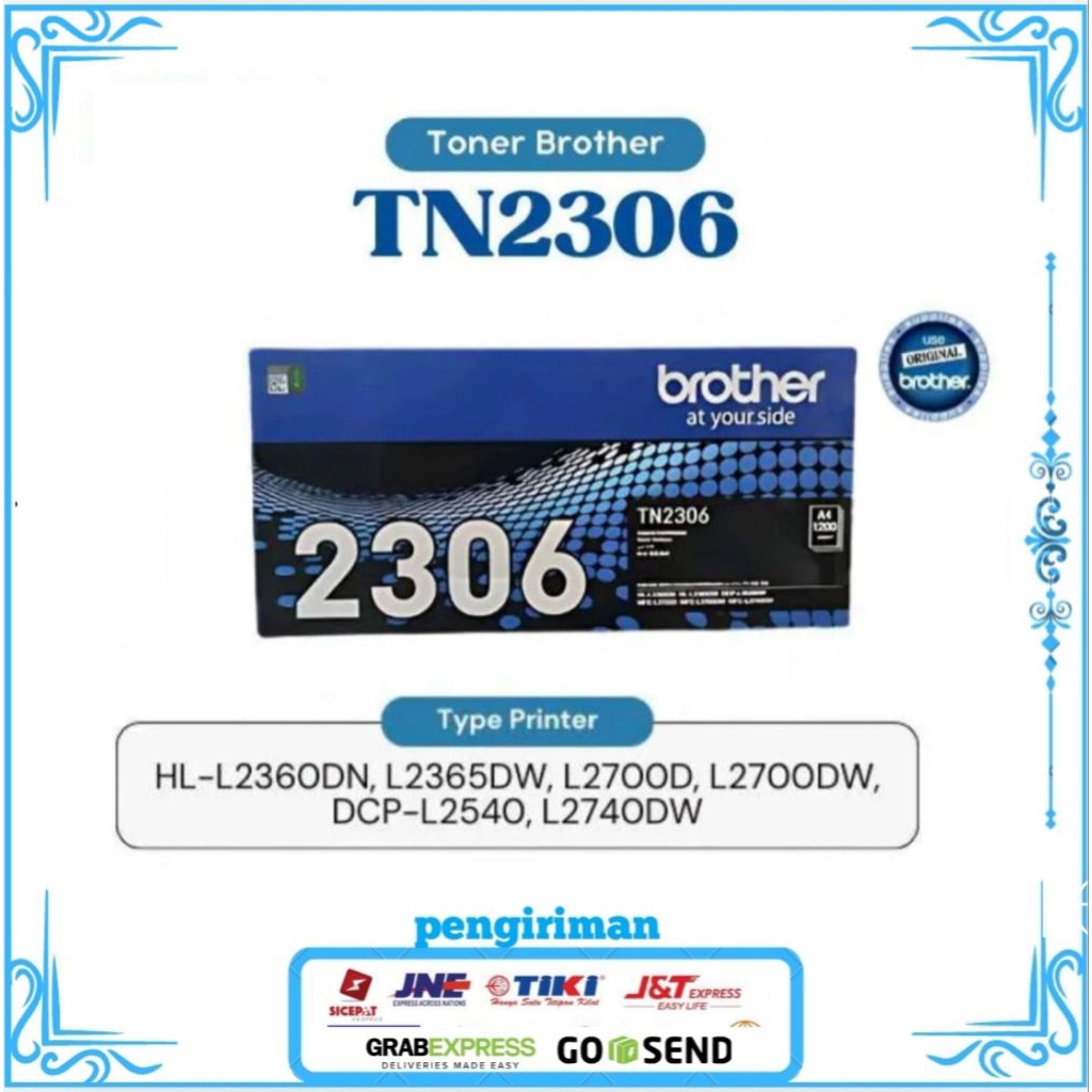 Toner brother Tn-2306/Tn2306 Black Original