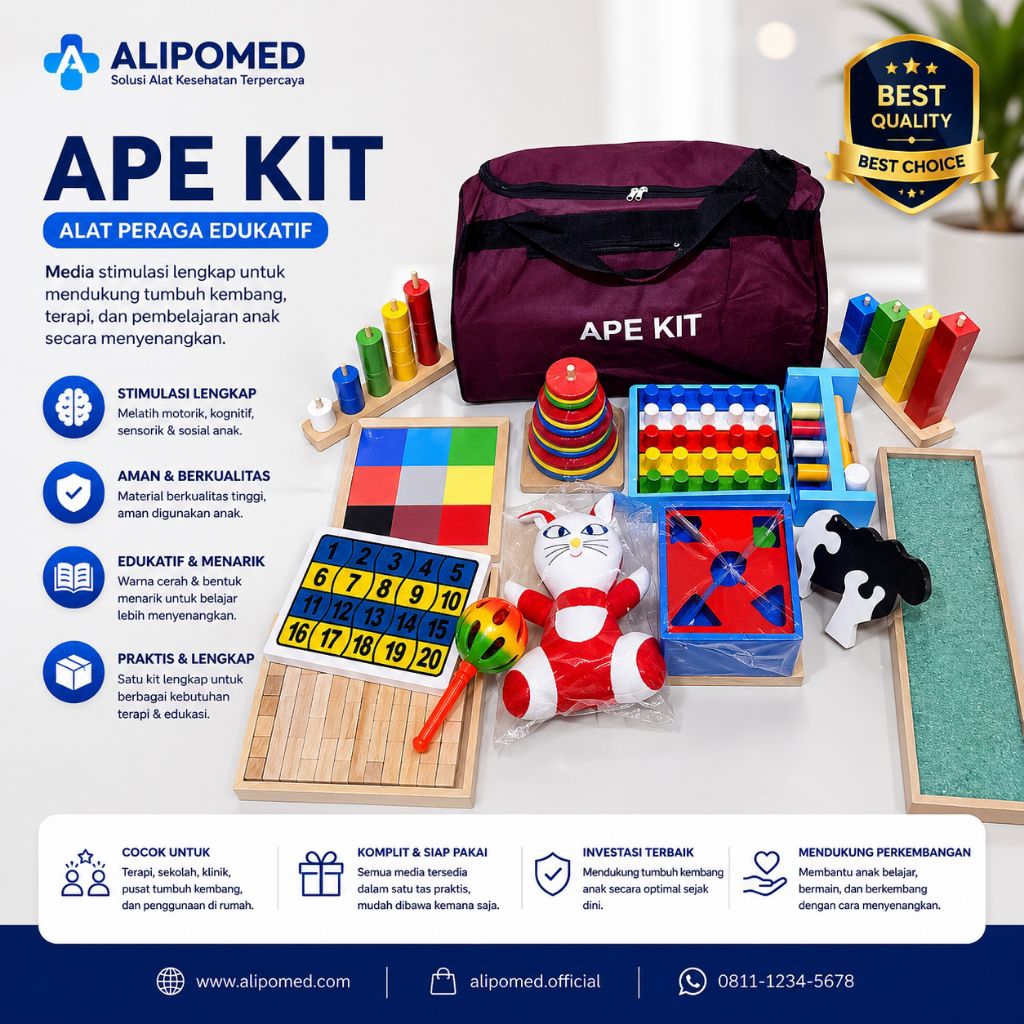 KIT APE (PERMAINAN EDUKASI / EDUKATIF ANAK) / APE KIT Program BKKBN / MAINAN BELAJAR ANAK