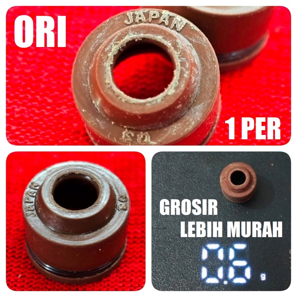 (22D) SEAL KLEP ORI 1 PER JAPAN asli genuine sil grand beat fi pop sporty karisma pcx revo scoopy sp
